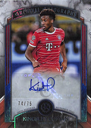 2022-23 Topps Museum Collection UEFA Kingsley Coman Auto Autograph /75