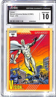 1991 Vision Marvel Universe Series II Impel #19 CGC Gem Mint 10