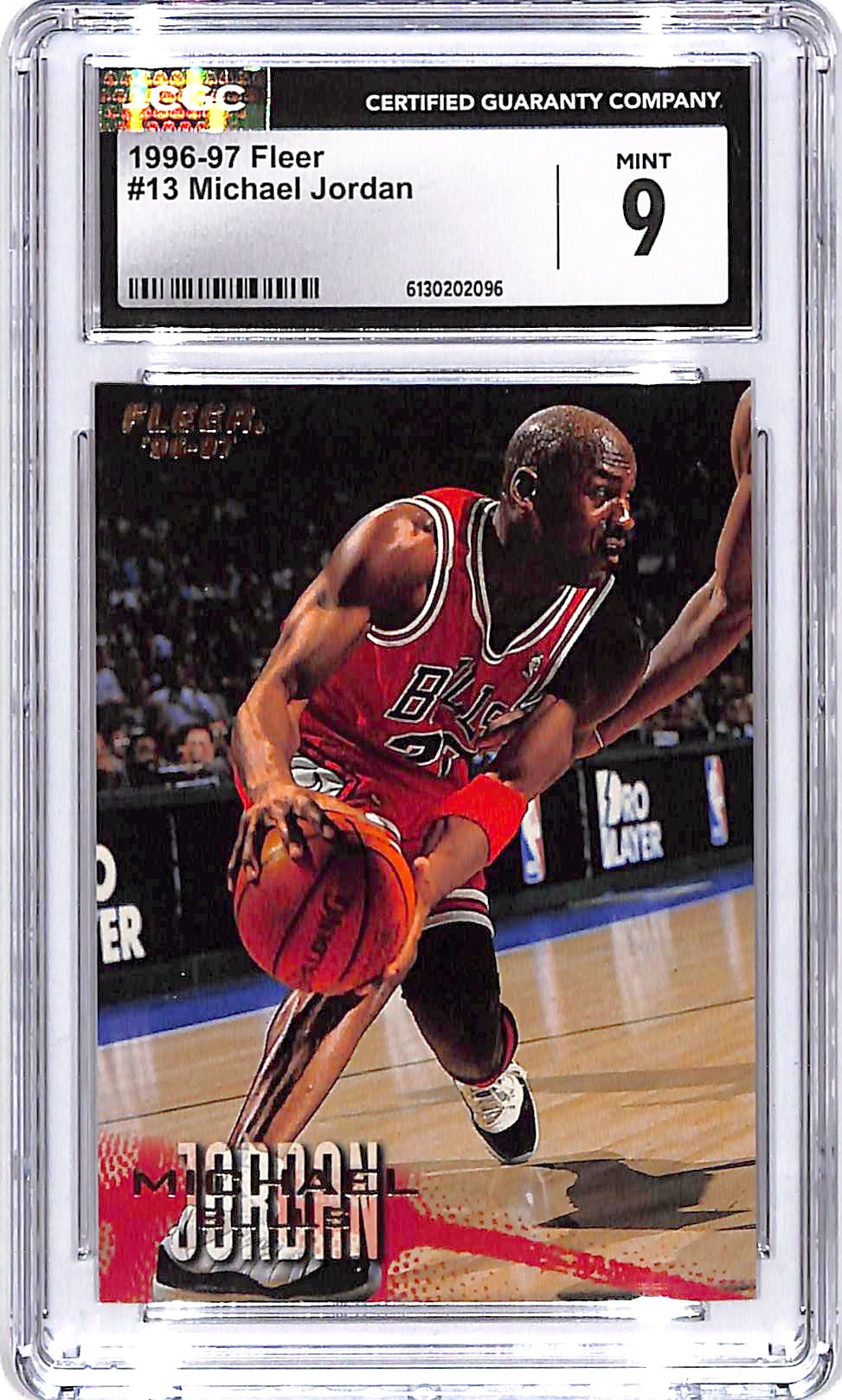 1996-97 Fleer Michael Jordan #13 CGC 9 Bulls
