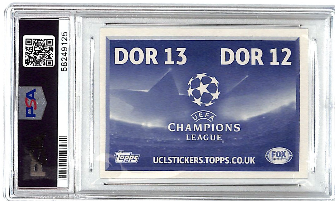2016 Topps UEFA Sticker Christian Pulisic Julian Weigl PSA 8