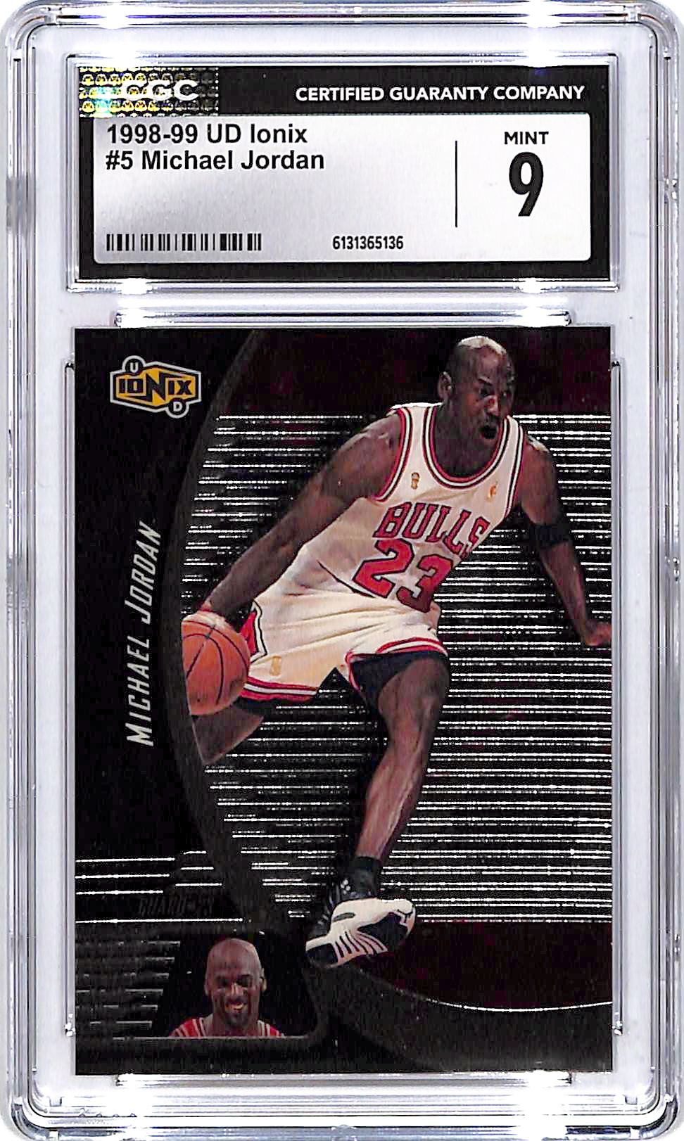 1998-99 UD Ionix Michael Jordan #5 CGC 9 Bulls