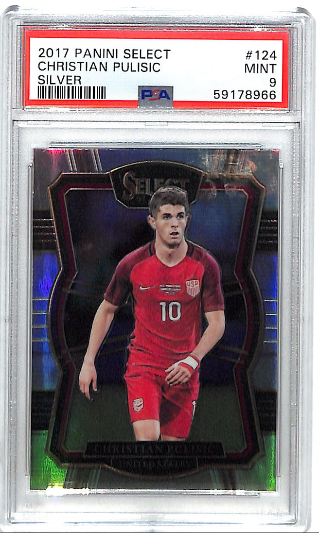 2017-18 Select Soccer Christian Pulisic Silver PSA 9 United States USA