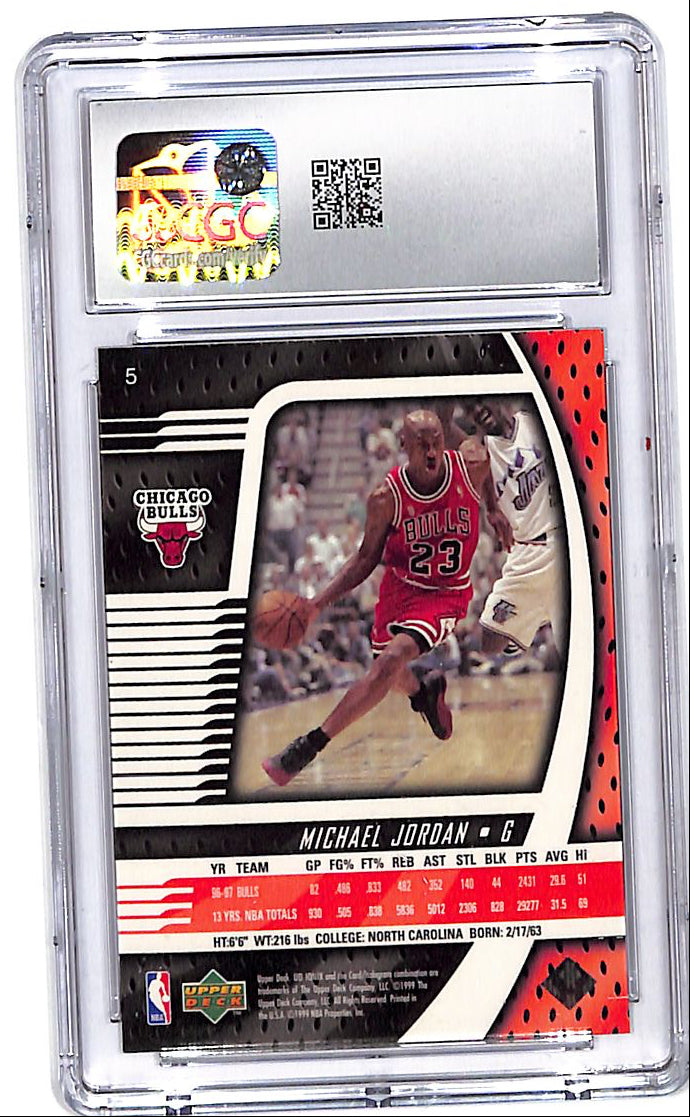 1998-99 UD Ionix Michael Jordan #5 CGC 9 Bulls
