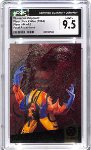 1994 Fleer Ultra X Men Wolverine Crippled Fatal Attractions #4 CGC 9.5