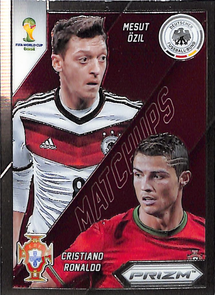 2014 Prizm World Cup Cristiano Ronaldo Mesut Ozil Matchups #15