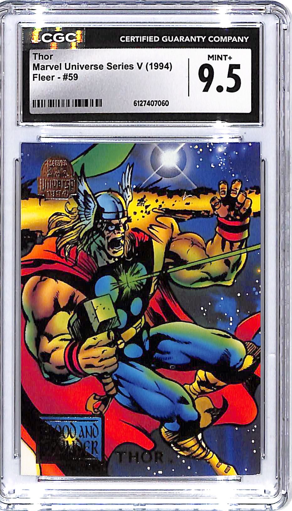 1994 Fleer Marvel Universe Series Thor #59 CGC 9.5
