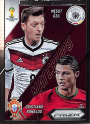 2014 Prizm World Cup Cristiano Ronaldo Mesut Ozil Matchups #15