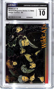 1994 Wild CATS Wizard Magazine Series 3 Image Comics #3 CGC Gem Mint 10