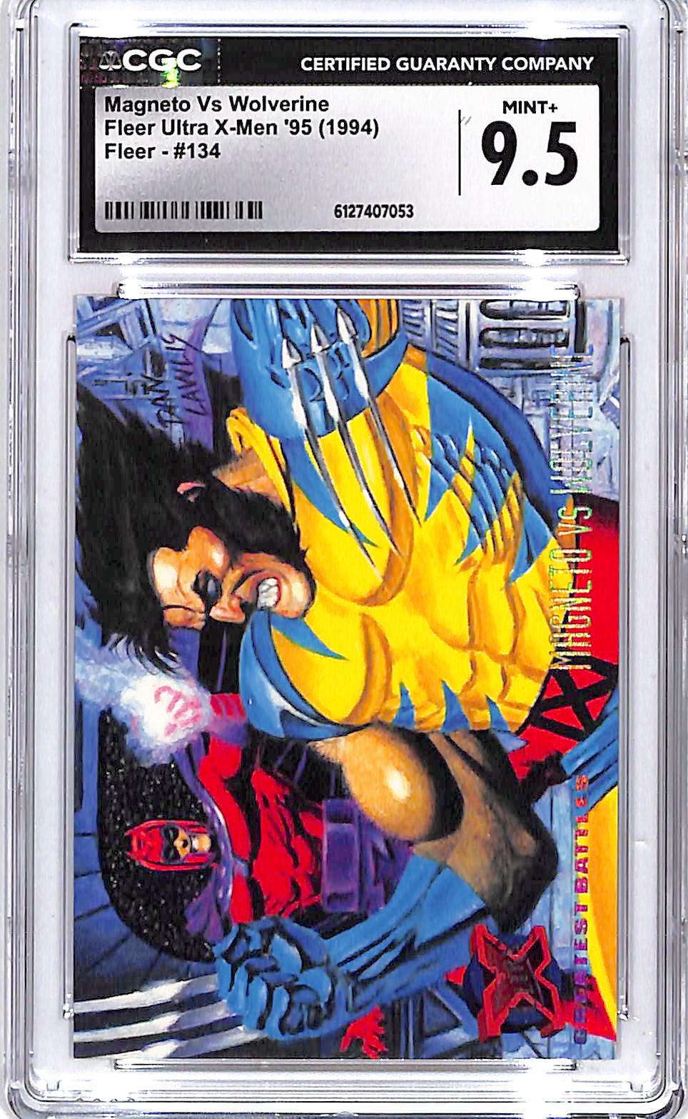 1994 Fleer Ultra X-Men 95 Magneto vs Wolverine #134 CGC 9.5