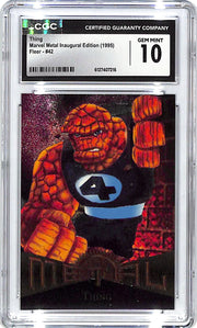 1995 Fleer Marvel Metal Universe Thing #42 CGC 10