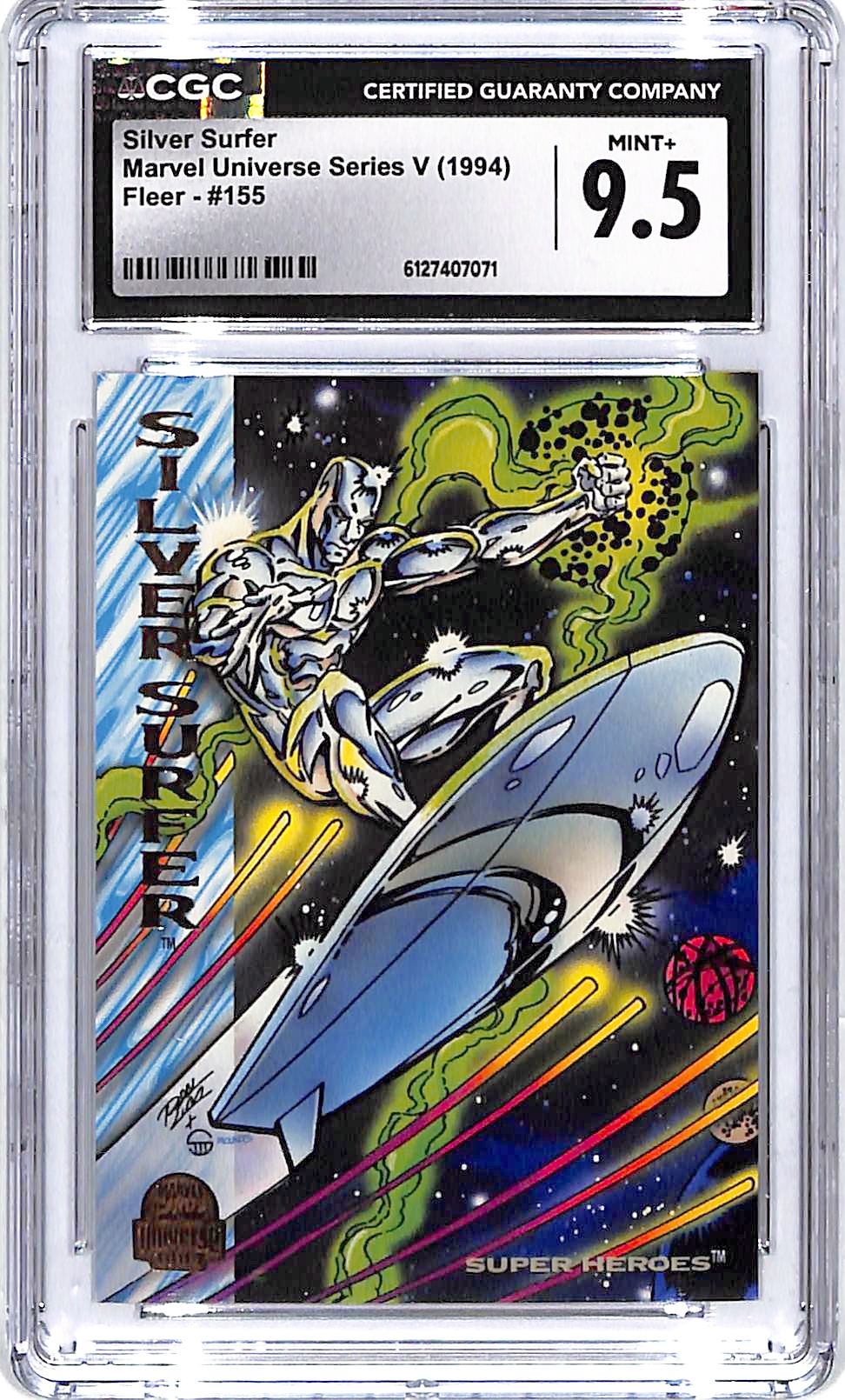 1994 Fleer Marvel Universe Series Silver Surfer #155 CGC 9.5