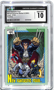 1991 Impel Marvel Universe Series New Fantastic Four Rookie #149 CGC 10