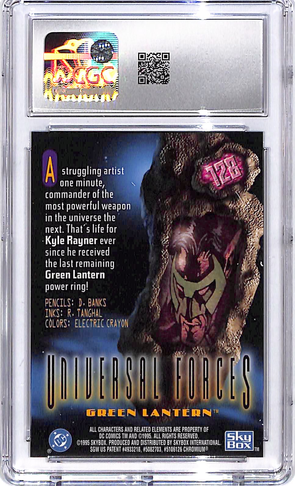 1995 Skybox DC Legends Power Chrome Green Lantern #138 CGC 9.5