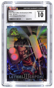 1995 Bishop Fleer Ultra X-Men All-Chromium Holo-Flash #2 of 9 CGC Gem Mint 10