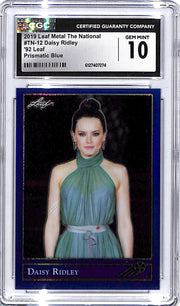 2019 Leaf Metal National Daisy Ridley Blue /99 CGC 10 Star Wars