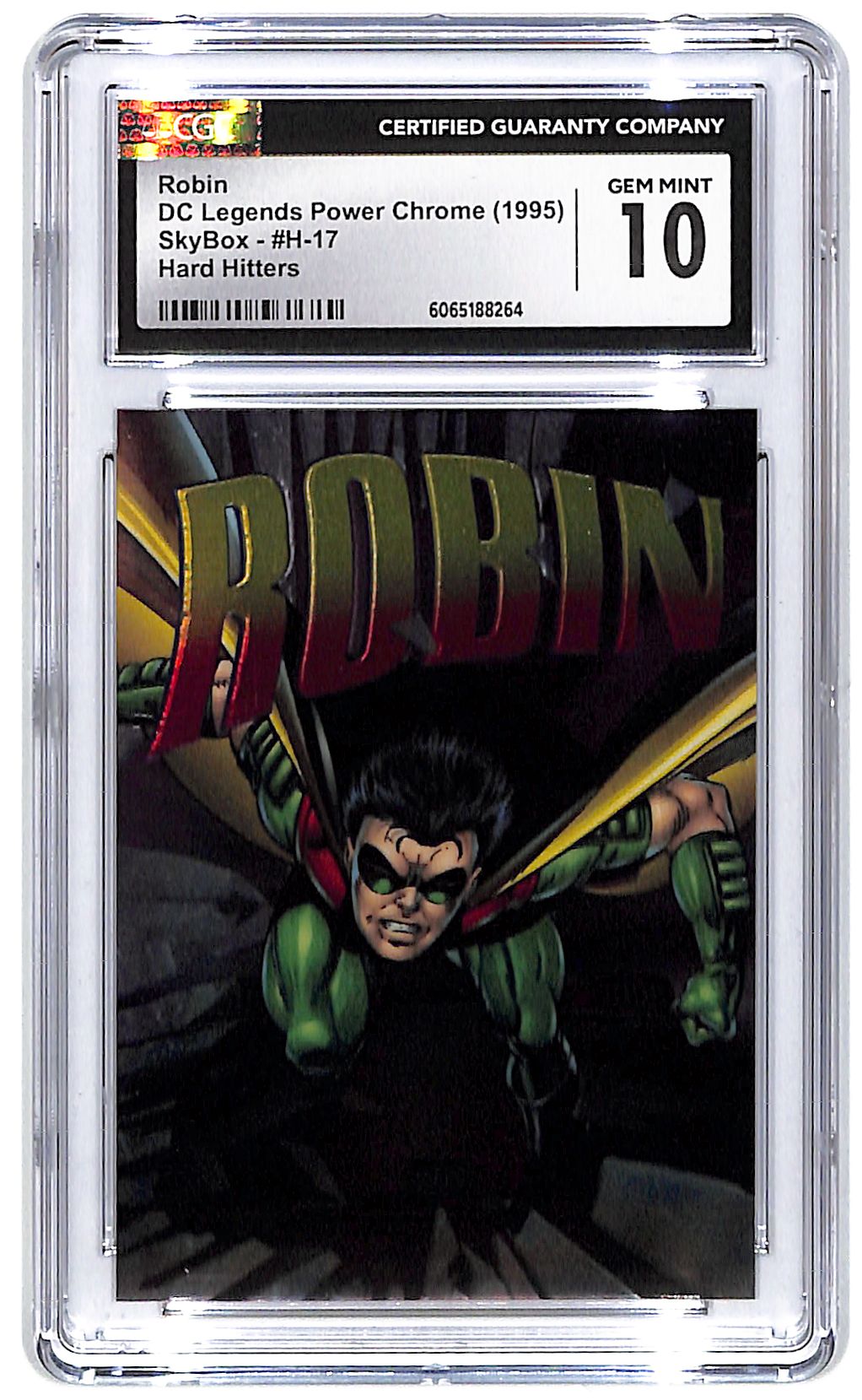 1995 Robin DC Legends Power Chrome Skybox #H-17 Hard Hitters CGC Gem Mint 10