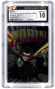 1995 Robin DC Legends Power Chrome Skybox #H-17 Hard Hitters CGC Gem Mint 10