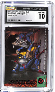 1994 Fleer Ultra X-Men Wolverine vs Hellfire Club CGC 10