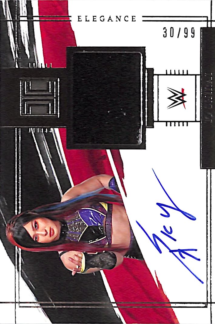 2022 Impeccable WWE Io Shirai Auto Autograph Patch Relic /99