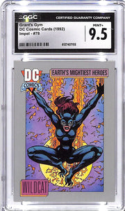 1992 Impel DC Cosmic Cards Wildcat Grant's Gym #78 CGC 9.5