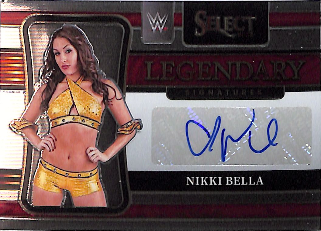 2022 Select WWE Nikki Bella Legendary Signatures Auto Autograph