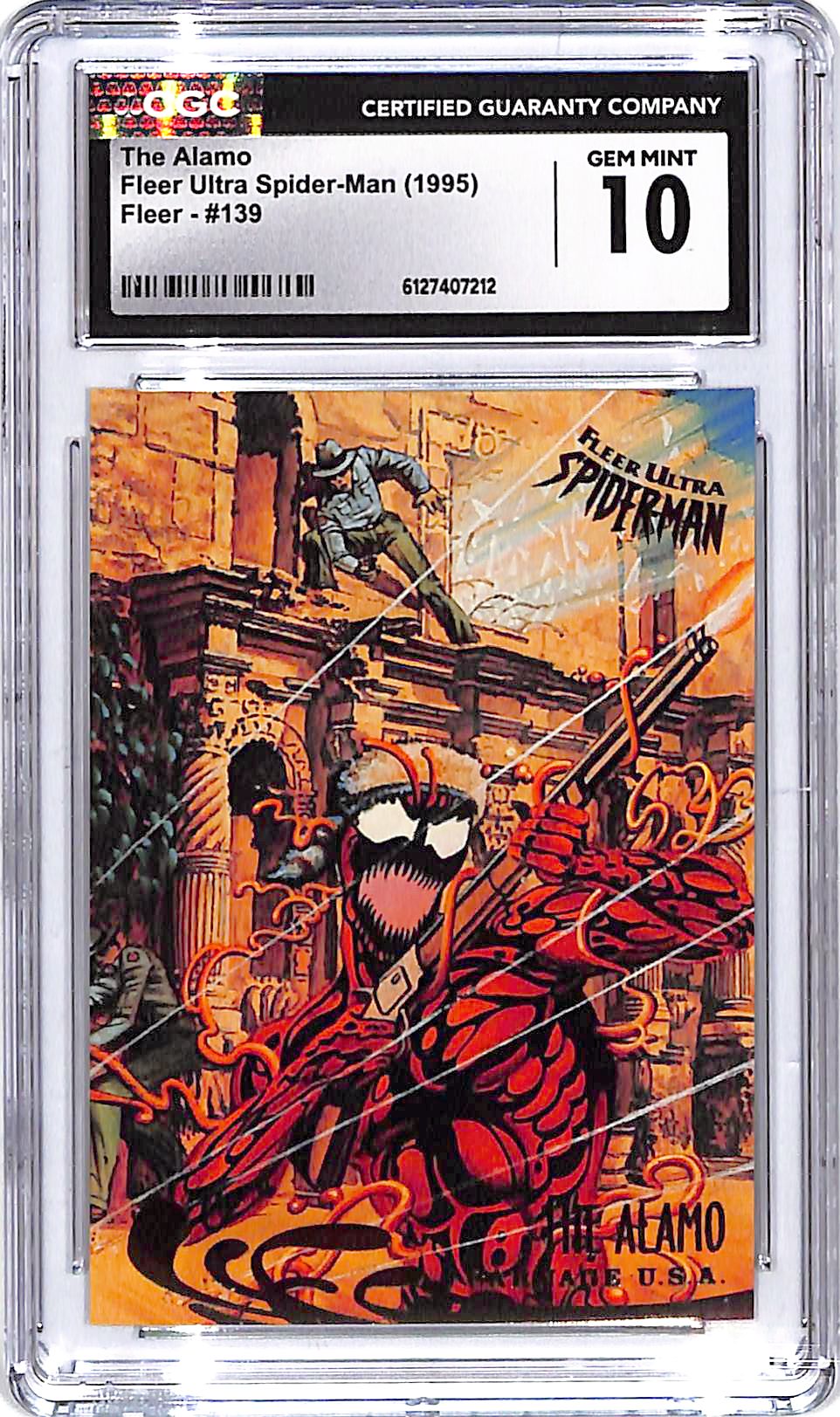 1995 Fleer Ultra Spider Man The Alamo Carnage #139 CGC 10