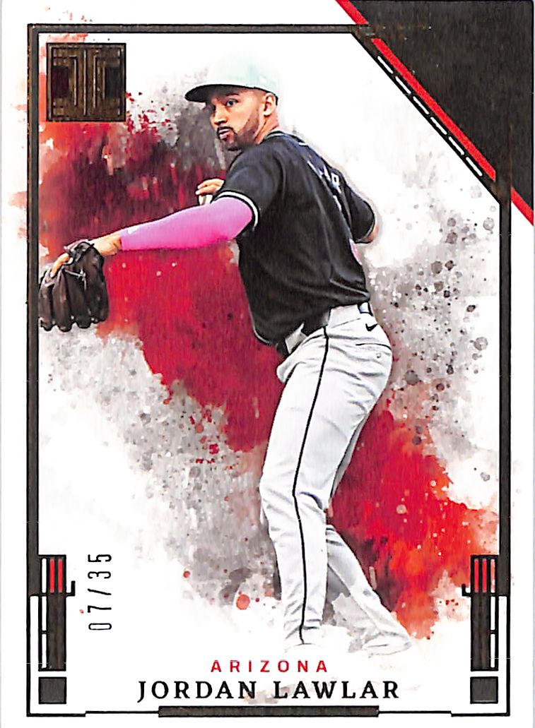 2025 Impeccable Jordan Lawlar Rookie RC /35 Diamondbacks
