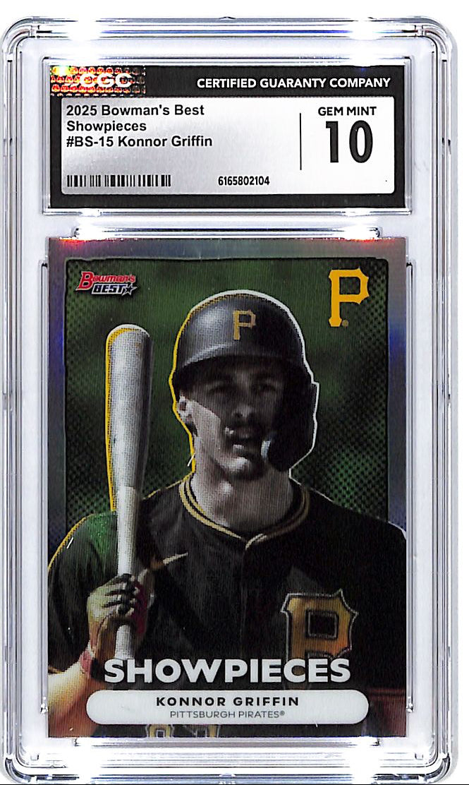 2025 Bowmans Best Konnor Griffin Showpieces Rookie RC CGC 10 Pirates