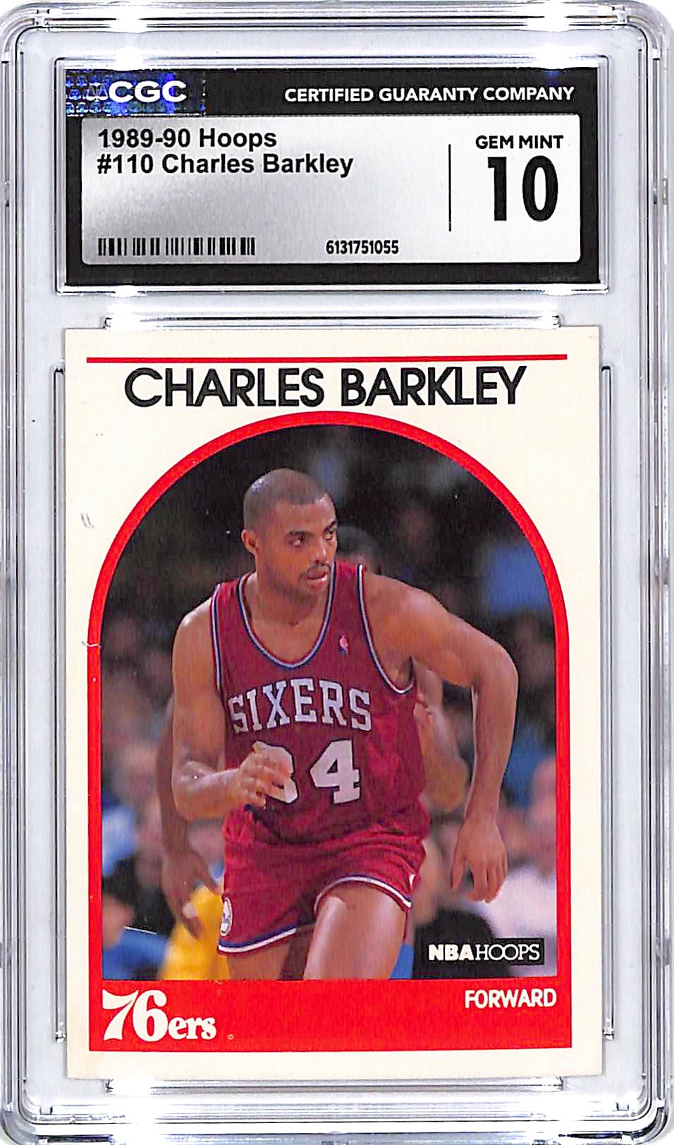 1989-90 Hoops Charles Barkley #110 CGC 10 76ers