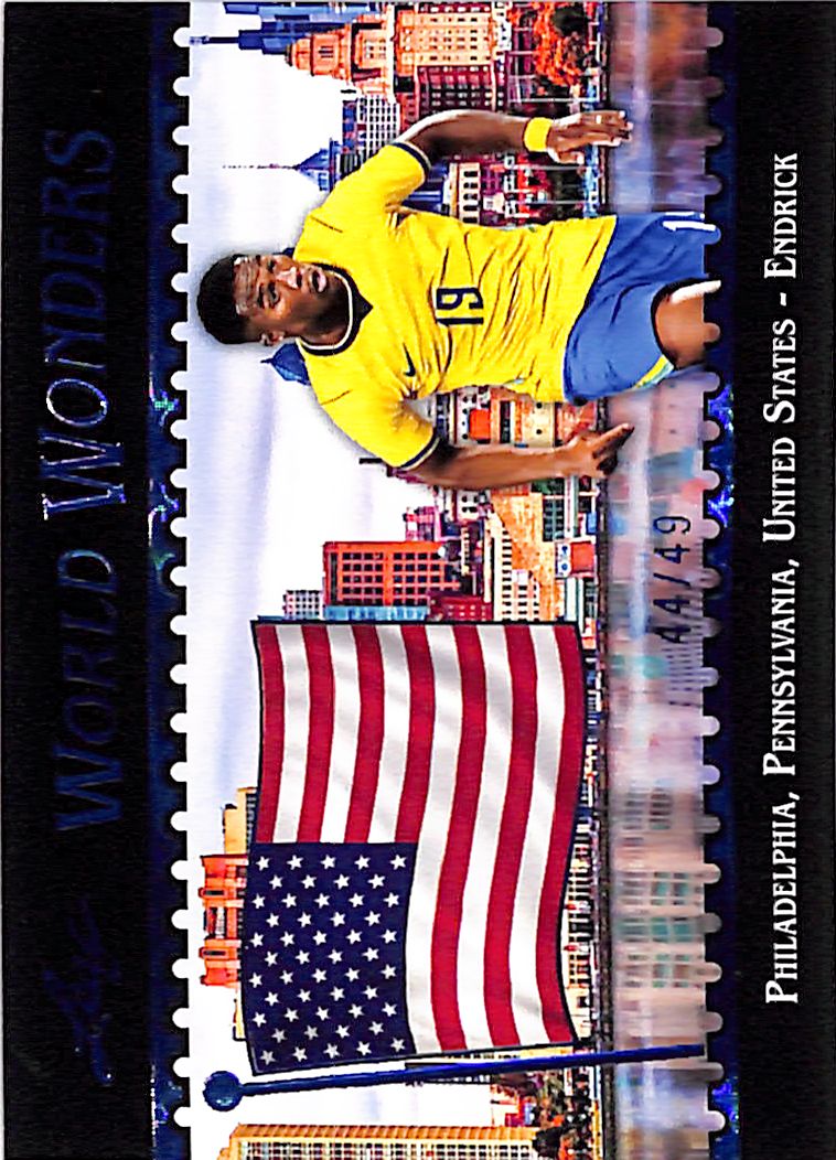 2026 Leaf World Wonders Endrick Blue /49 Brazil