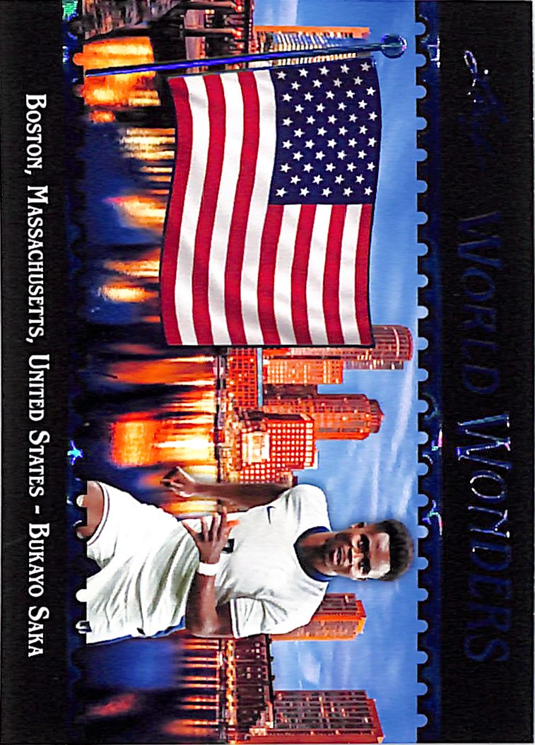 2026 Leaf World Wonders Bukayo Saka Blue /49 England