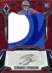2025 Phoenix Terrance Ferguson Auto Autograph Rookie RC Patch Jersey Maroon /99 Rams