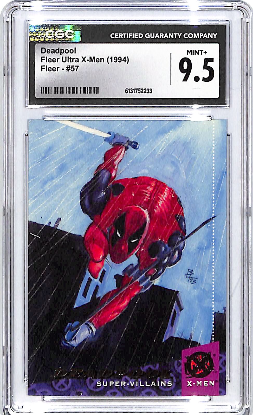 1994 Fleer Ultra Spiderman Deadpool #57 CGC 9.5
