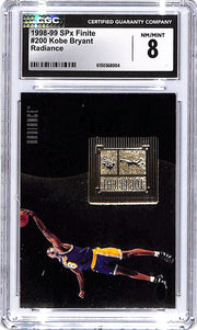 1998-99 SPx Finite Kobe Bryant Radiance #200 CGC 8 /1130 Lakers