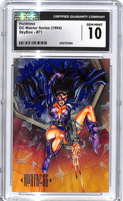 1994 Skybox DC Master Series Huntress #71 CGC 10