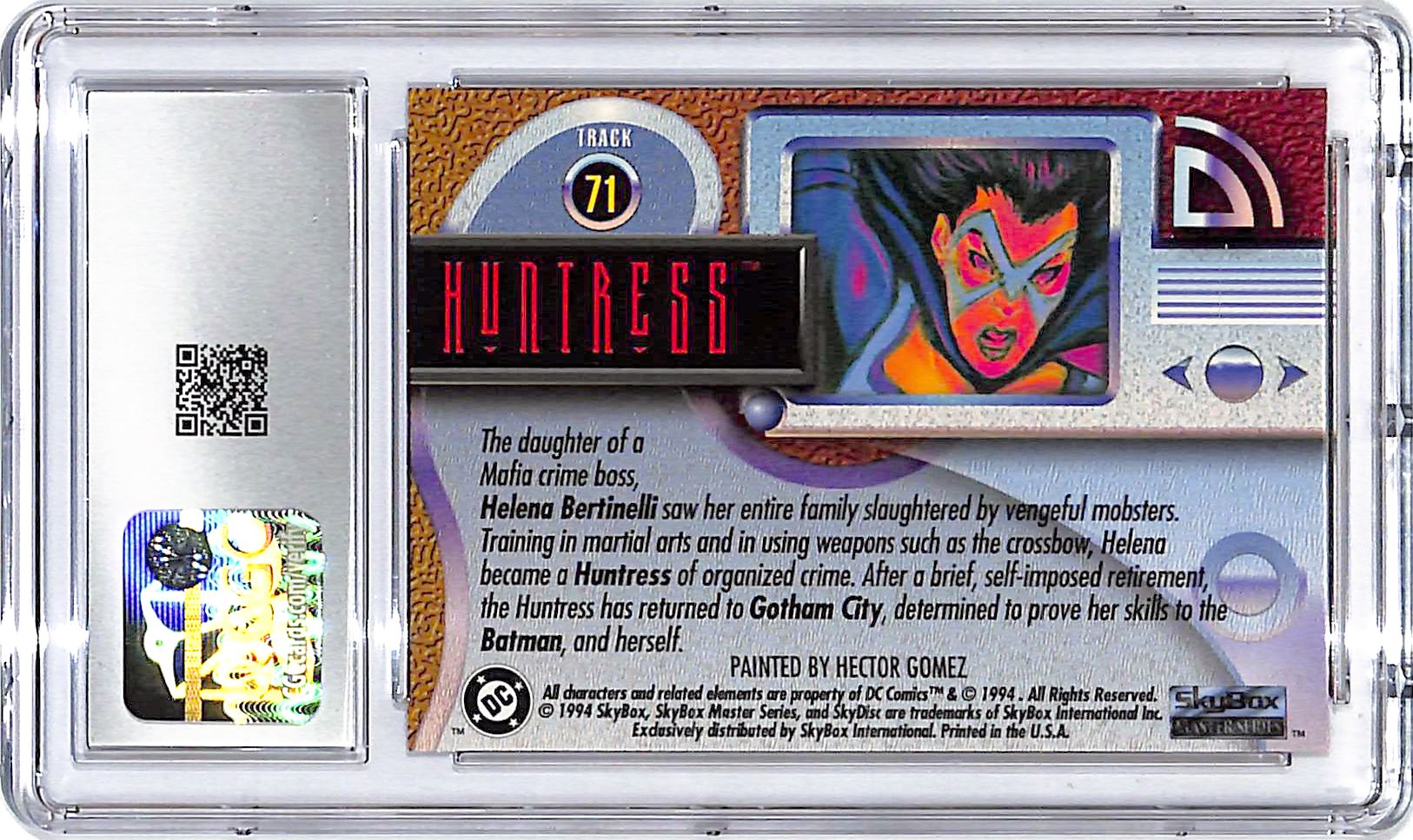 1994 Skybox DC Master Series Huntress #71 CGC 10