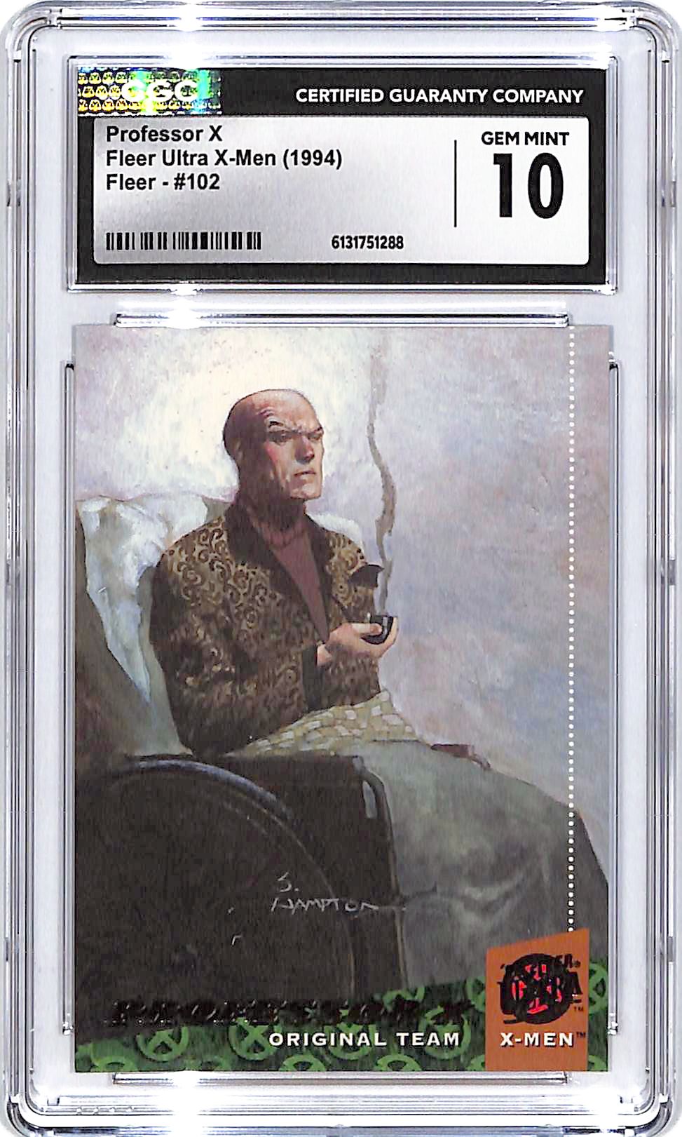 1994 Fleer Ultra X-Men Professor X #102 CGC 10