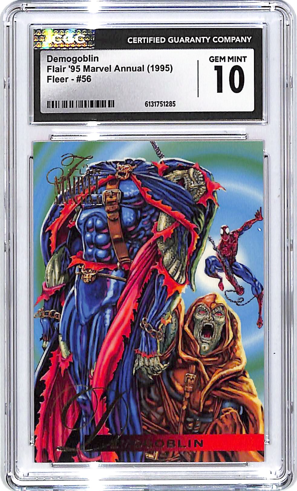 1995 Fleer Flair 95 Marvel Annual Demogoblin #56 CGC 10