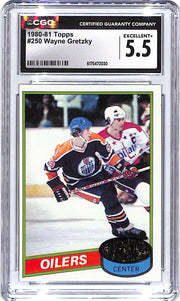 1980-81 Topps Wayne Gretzky #250 CGC 5.5 Oilers