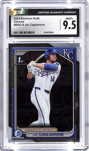 2024 Bowman Draft Chrome Jack Caglianone Rookie RC CGC 9.5 Royals