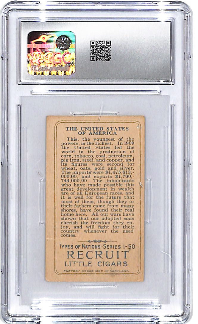 1911 T113 Types of Nations United States of America CGC 3