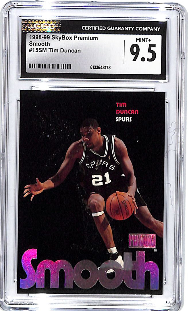 1998-99 Skybox Premium Tim Duncan Smooth CGC 9.5 Spurs