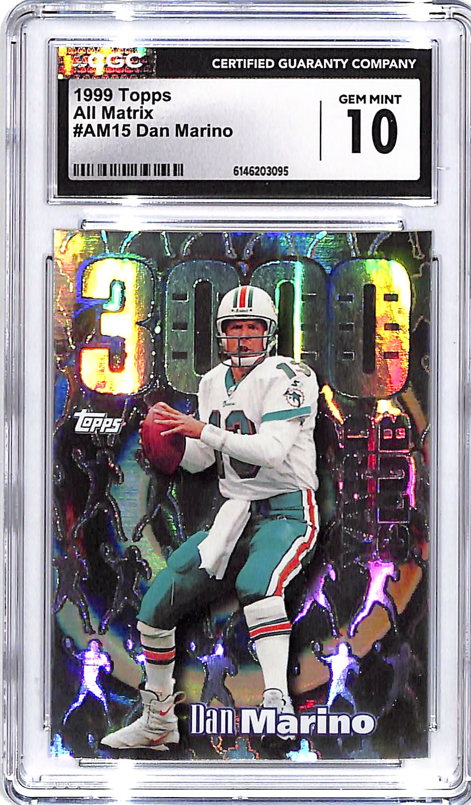 1999 Topps Dan Marino All Matrix CGC 10 Dolphins