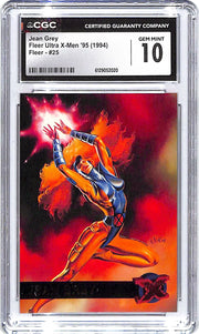 1994 Jean Grey Fleer Ultra X-Men '95 #25 CGC Gem Mint 10