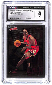 1999-00 Michael Jordan Upper Deck Ultimate Victory #116 CGC Mint 9