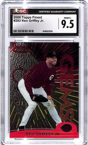 2000 Topps Finest Ken Griffey Jr #283 CGC 9.5 Reds