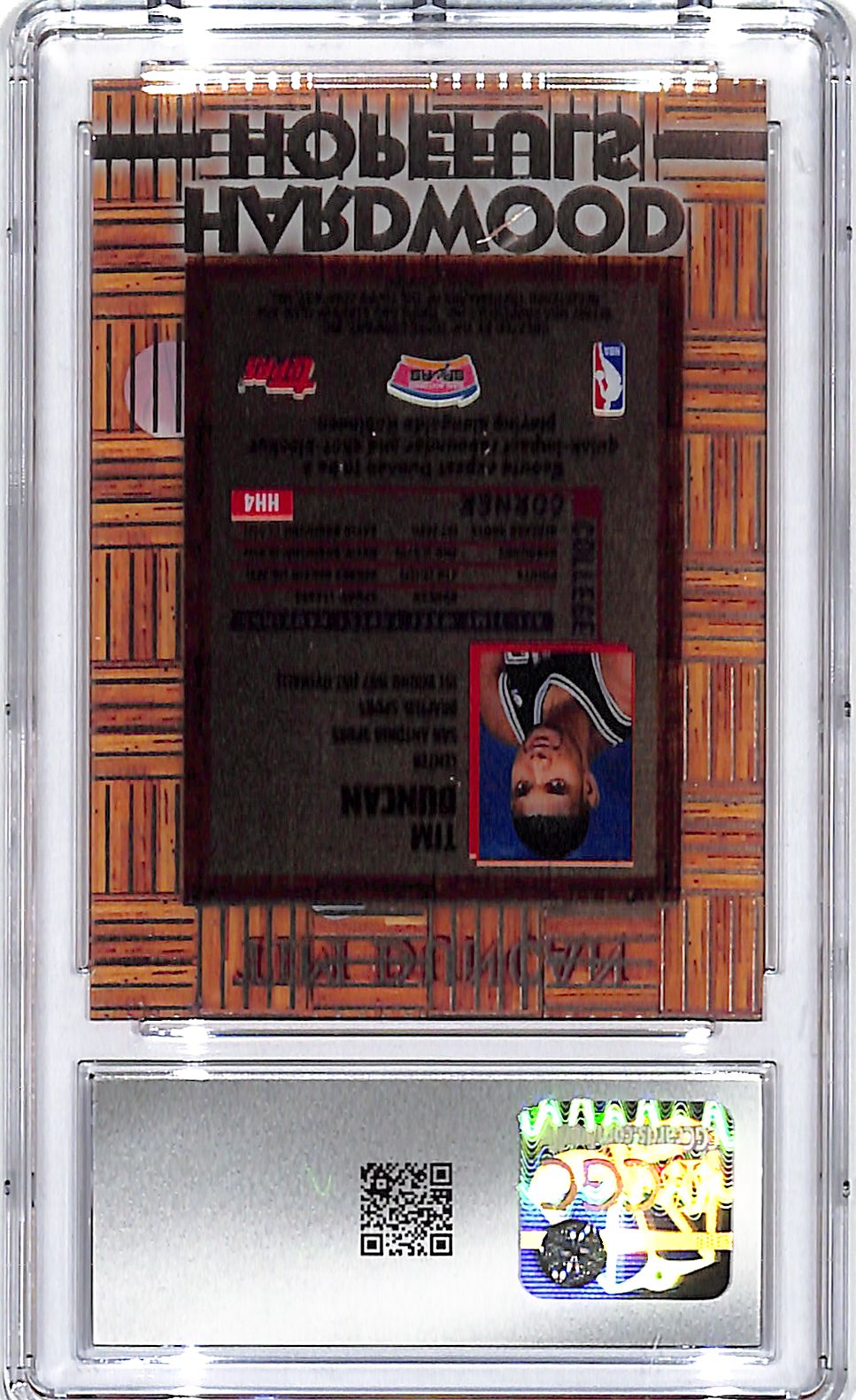 1997-98 Stadium Club Tim Duncan Hardwood Hopefuls Rookie RC CGC 9 Spurs