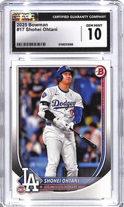 2025 Bowman Shohei Ohtani #17 CGC 10 Dodgers