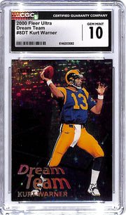 2000 Fleer Ultra Kurt Warner Dream Time CGC 10 Rams