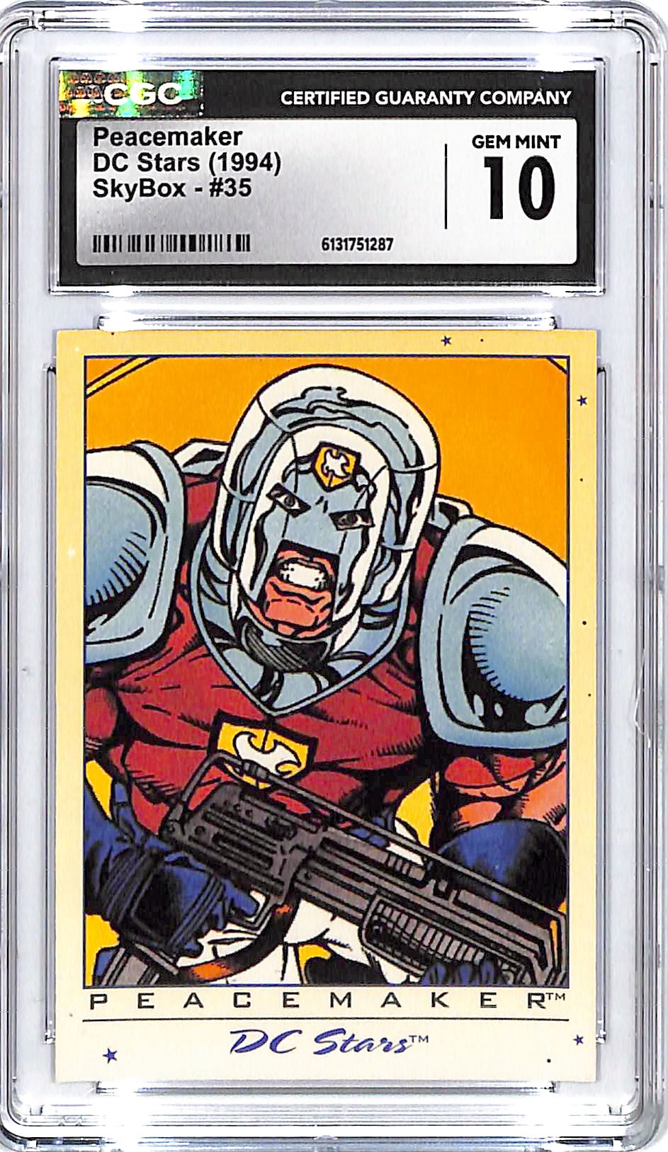 1994 Skybox DC Stars Peacemaker #35 CGC 10